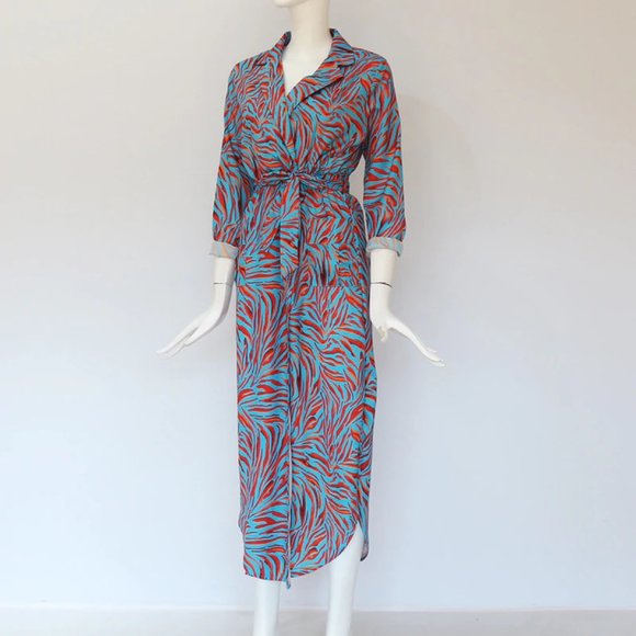 Just In ! 🆕 Hello Beach Green Striped Maxi Dress - Picture 7 of 8